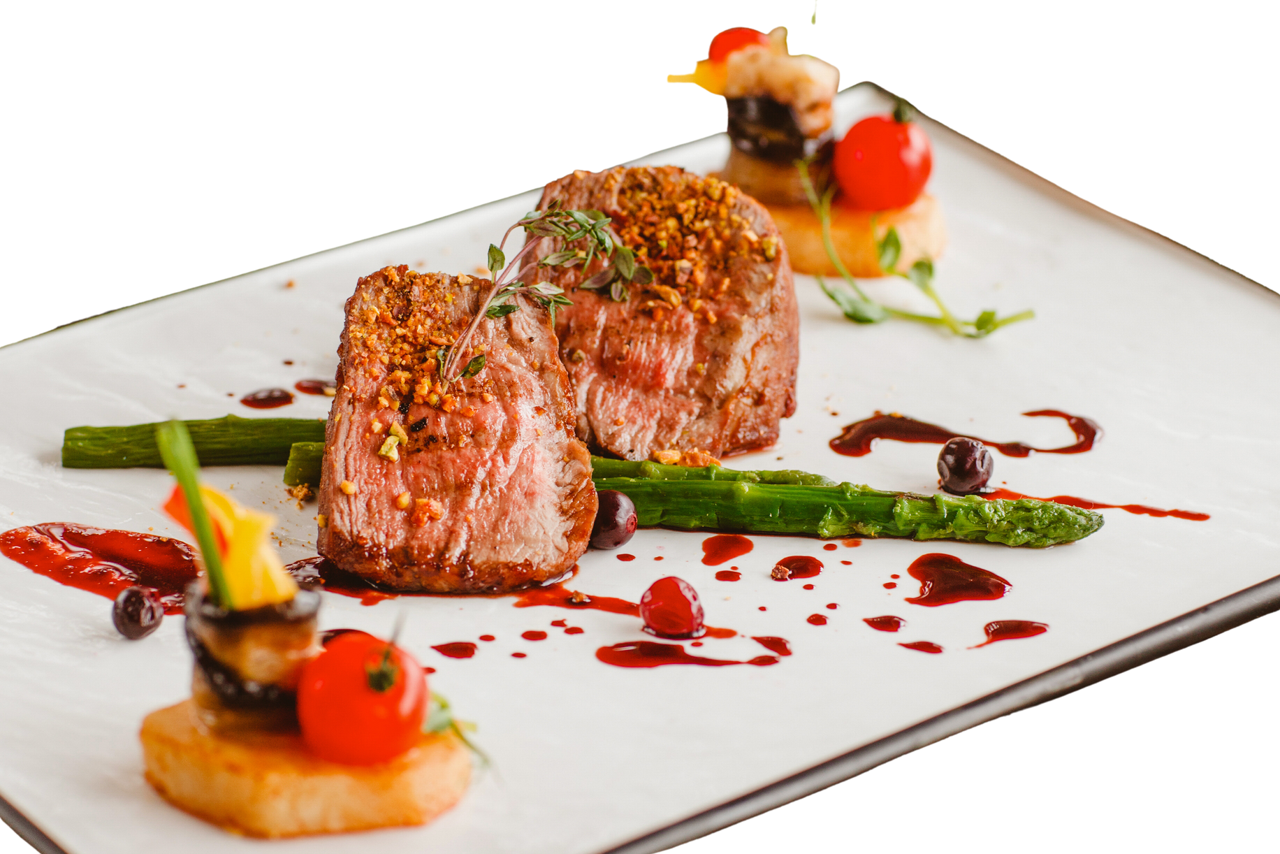 luxury gourmet food veal recipe restaurant meal